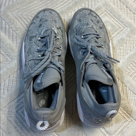 Under Armour Harper 8 Elite TPU Baseball Cleats Silver/Grey-White main image 10